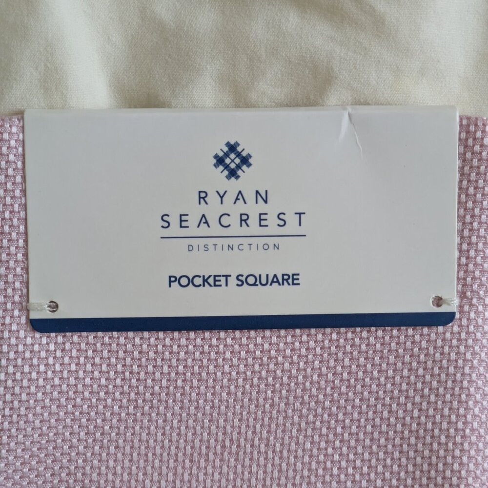 Ryan Seacrest Distinction Silk Pocket Square NWT